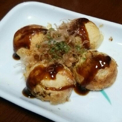 週末に、家族でたこ焼き作って楽しみました♪美味しくいただきました♪ごちそうさまでしたぁ(*^^*)♪